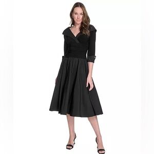 Formal Black 3/4 Sleeve Dress - worn once